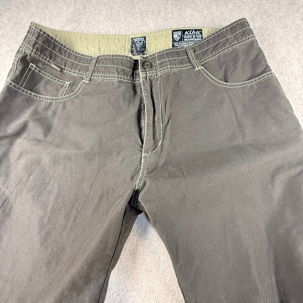 Kuhl Rydr Mens 36x32 Charcoal Brown Articulated Knee Hiking Work Pants RN108846 - Picture 4 of 8